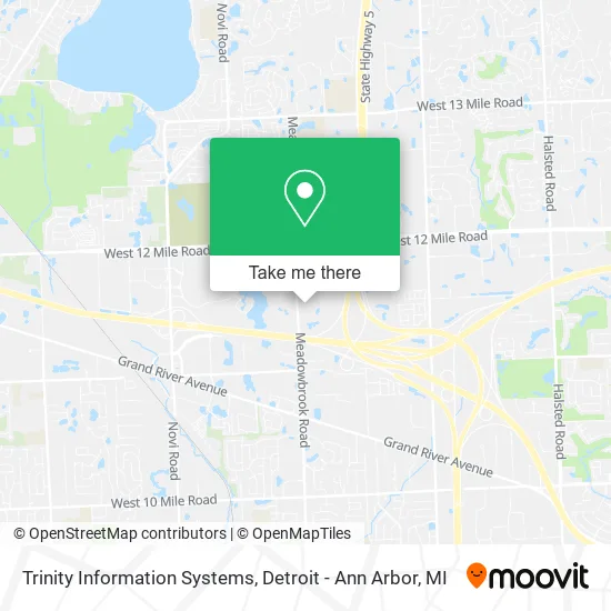 Trinity Information Systems map