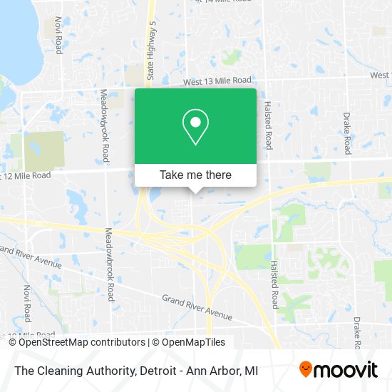 The Cleaning Authority map