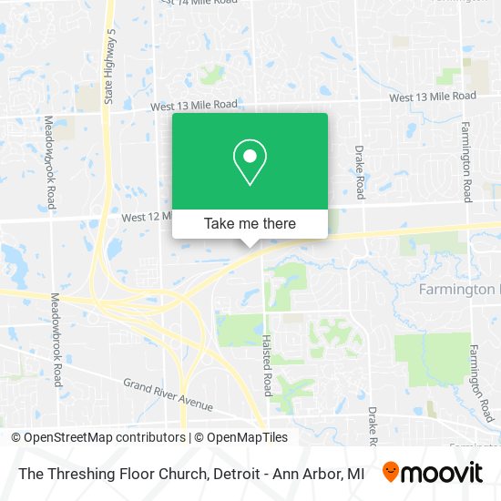 The Threshing Floor Church map
