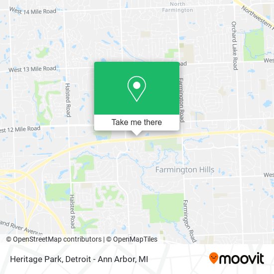 Mapa de Heritage Park