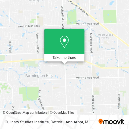 Culinary Studies Institute map