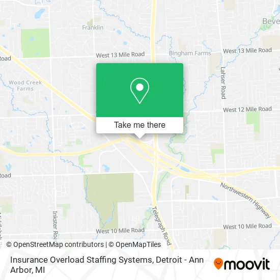 Insurance Overload Staffing Systems map