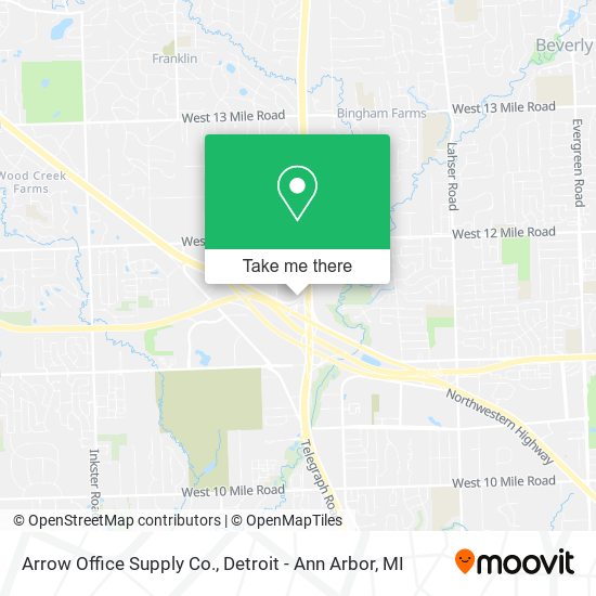 Mapa de Arrow Office Supply Co.