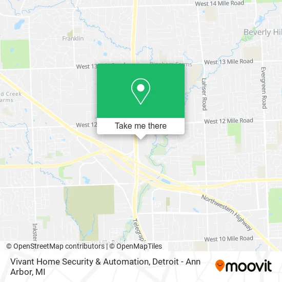 Mapa de Vivant Home Security & Automation