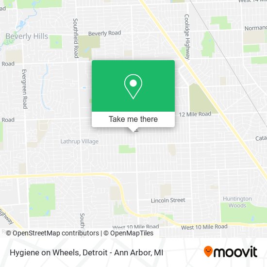 Mapa de Hygiene on Wheels
