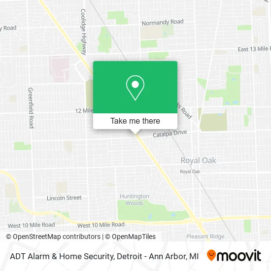 ADT Alarm & Home Security map