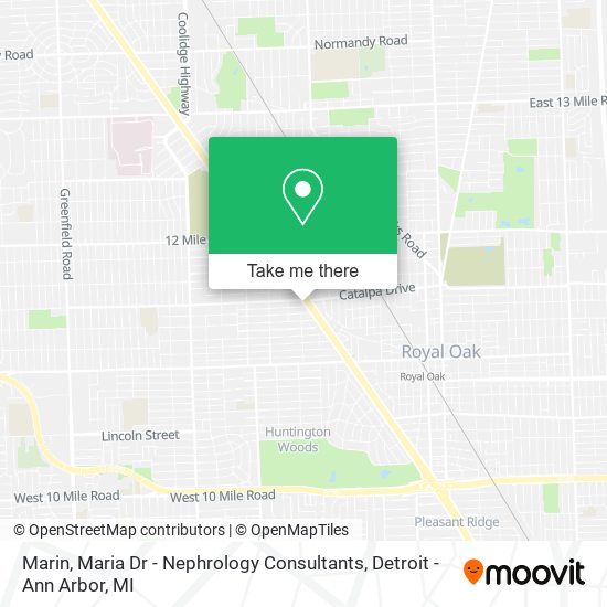 Marin, Maria Dr - Nephrology Consultants map