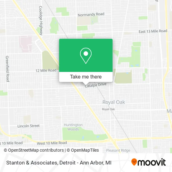 Stanton & Associates map