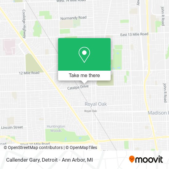 Mapa de Callender Gary