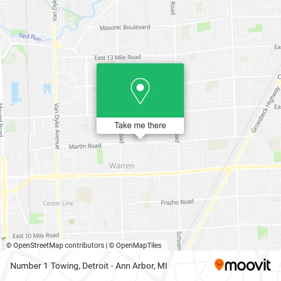 Mapa de Number 1 Towing