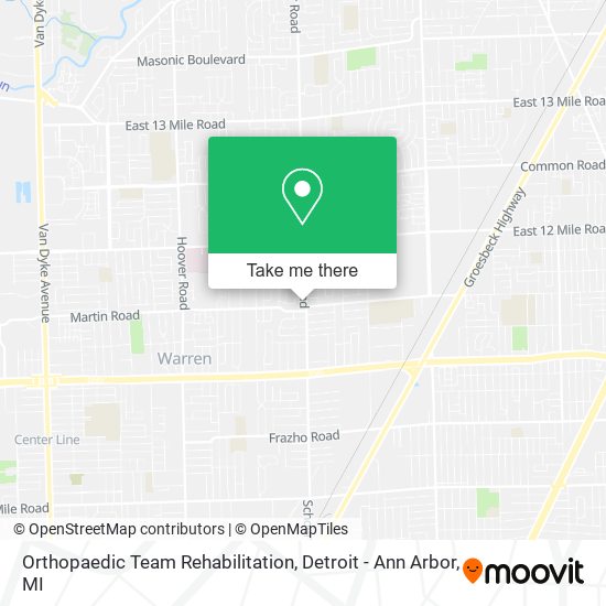 Mapa de Orthopaedic Team Rehabilitation