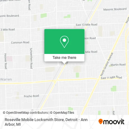 Roseville Mobile Locksmith Store map