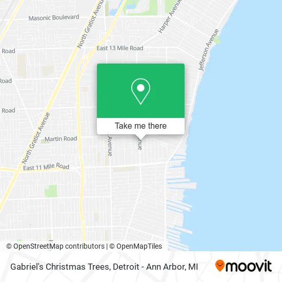 Gabriel's Christmas Trees map