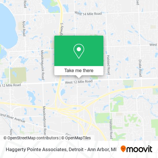 Haggerty Pointe Associates map