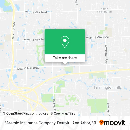 Meemic Insurance Company map
