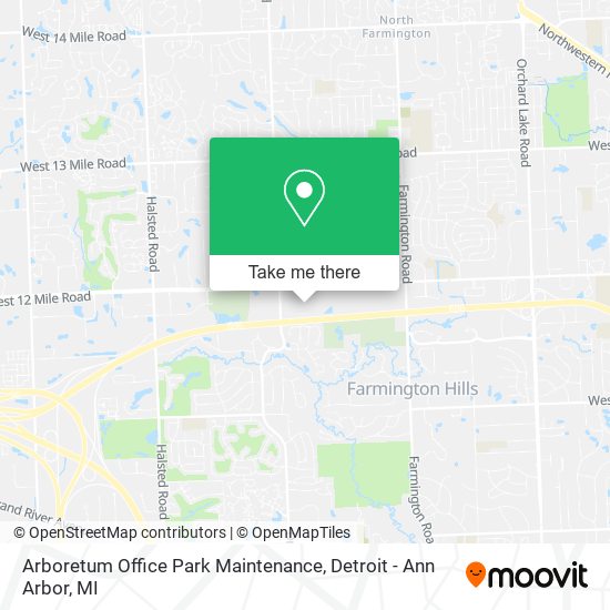Arboretum Office Park Maintenance map