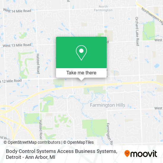 Body Control Systems Access Business Systems map