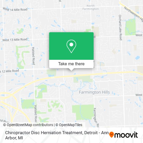 Mapa de Chiropractor Disc Herniation Treatment