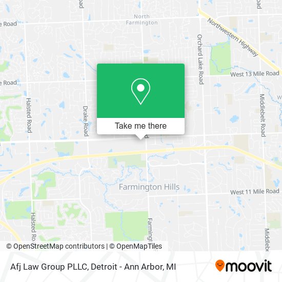 Mapa de Afj Law Group PLLC