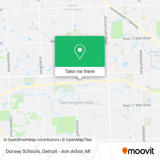 Dorsey Schools map