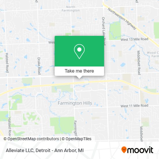 Alleviate LLC map