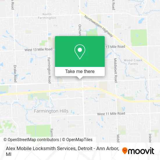 Alex Mobile Locksmith Services map