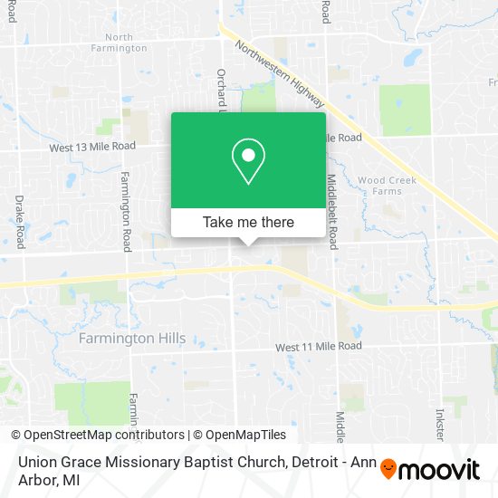 Mapa de Union Grace Missionary Baptist Church