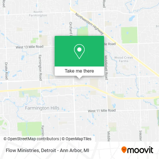 Mapa de Flow Ministries