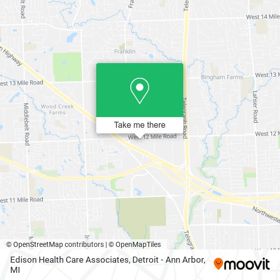 Edison Health Care Associates map