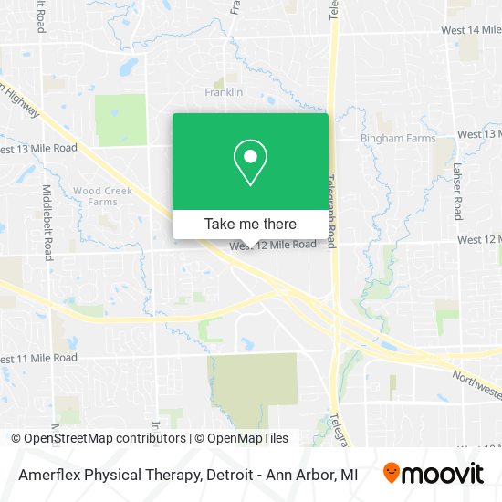 Amerflex Physical Therapy map