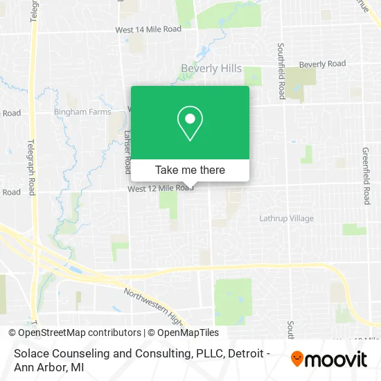 Solace Counseling and Consulting, PLLC map