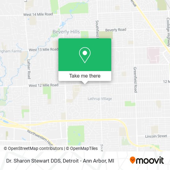 Mapa de Dr. Sharon Stewart DDS