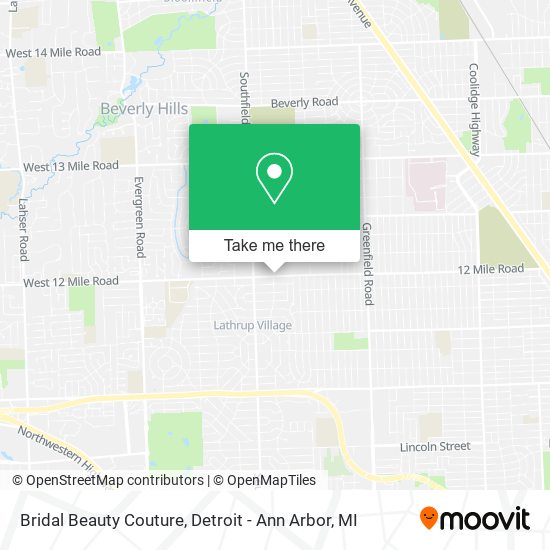 Mapa de Bridal Beauty Couture