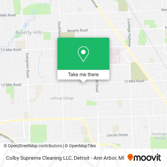 Colby Supreme Cleaning LLC map