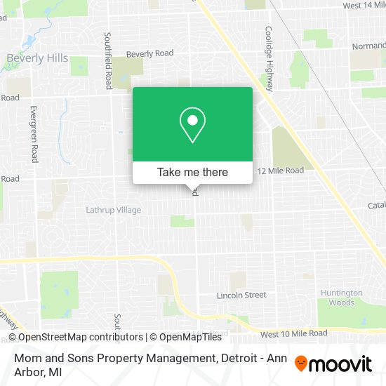 Mom and Sons Property Management map
