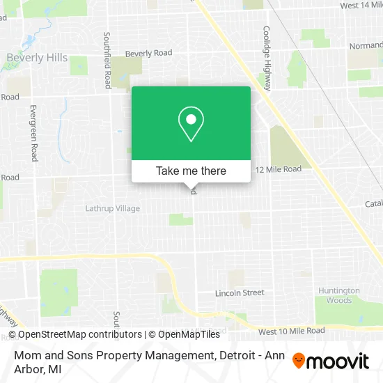 Mom and Sons Property Management map