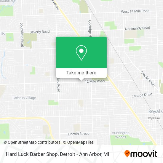 Hard Luck Barber Shop map