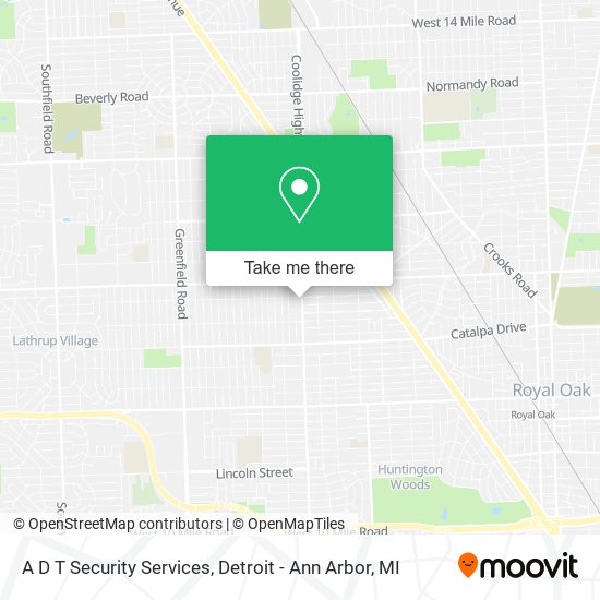 Mapa de A D T Security Services