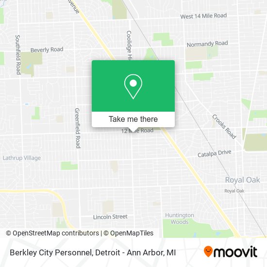 Berkley City Personnel map