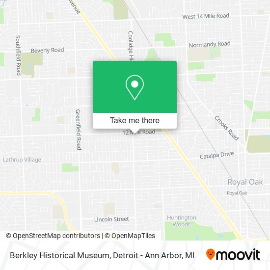 Berkley Historical Museum map