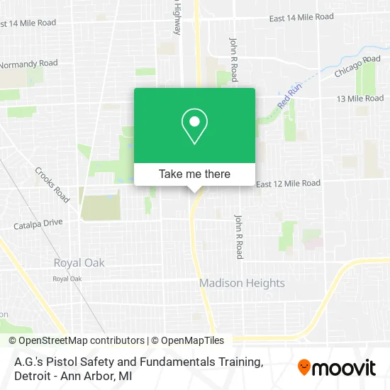 A.G.'s Pistol Safety and Fundamentals Training map