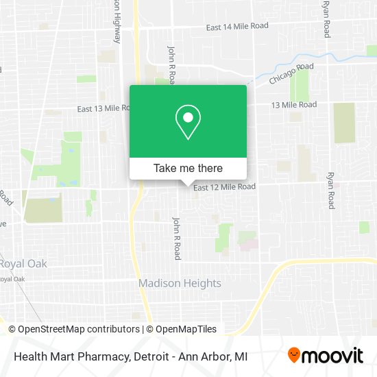 Health Mart Pharmacy map
