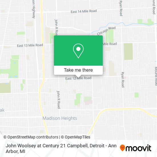 John Woolsey at Century 21 Campbell map