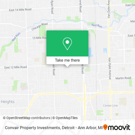 Convair Property Investments map