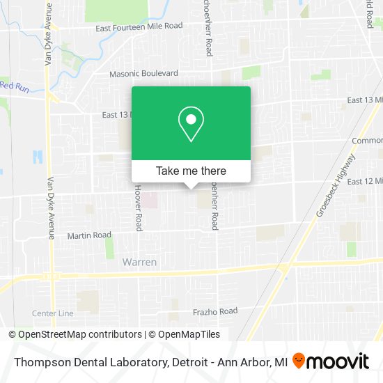 Mapa de Thompson Dental Laboratory