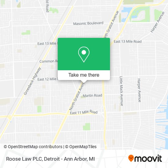 Roose Law PLC map