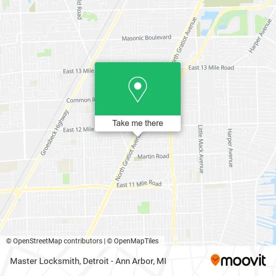 Master Locksmith map