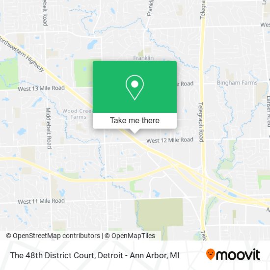 The 48th District Court map