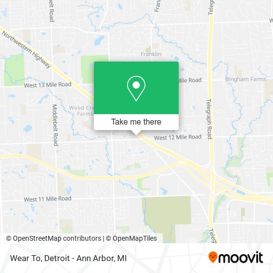 Mapa de Wear To