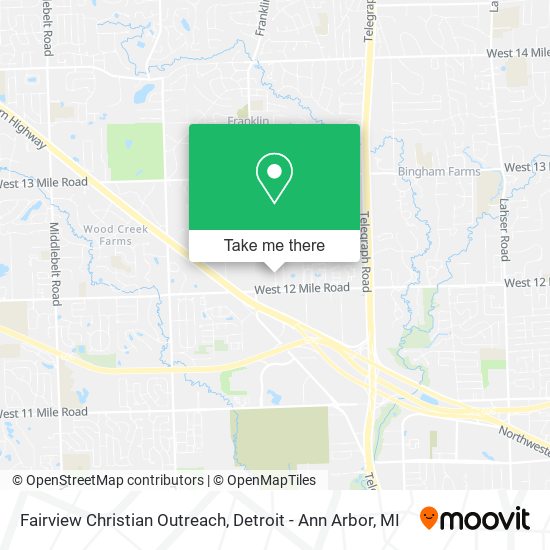 Mapa de Fairview Christian Outreach
